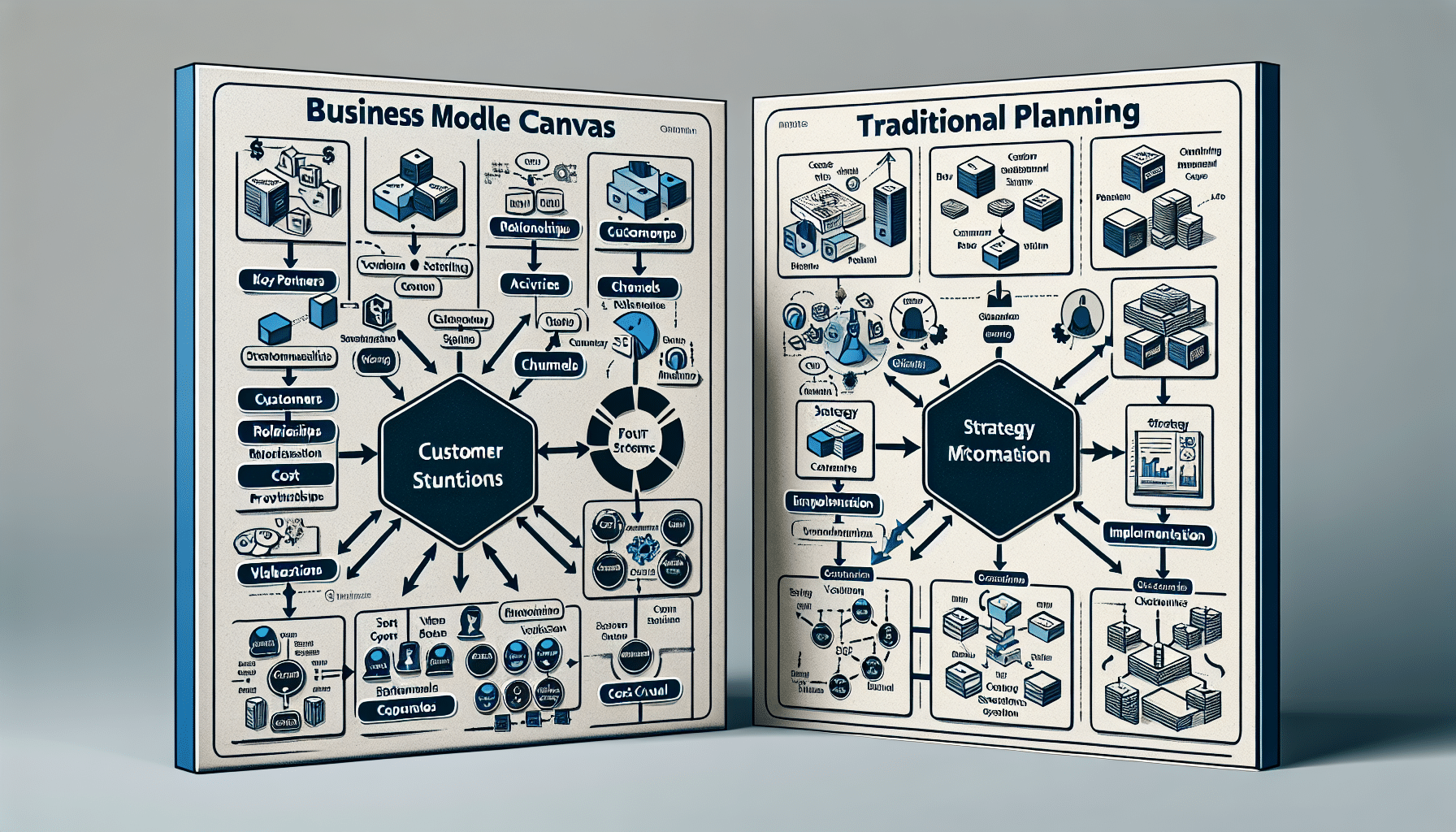 business model canvas vs traditional planning