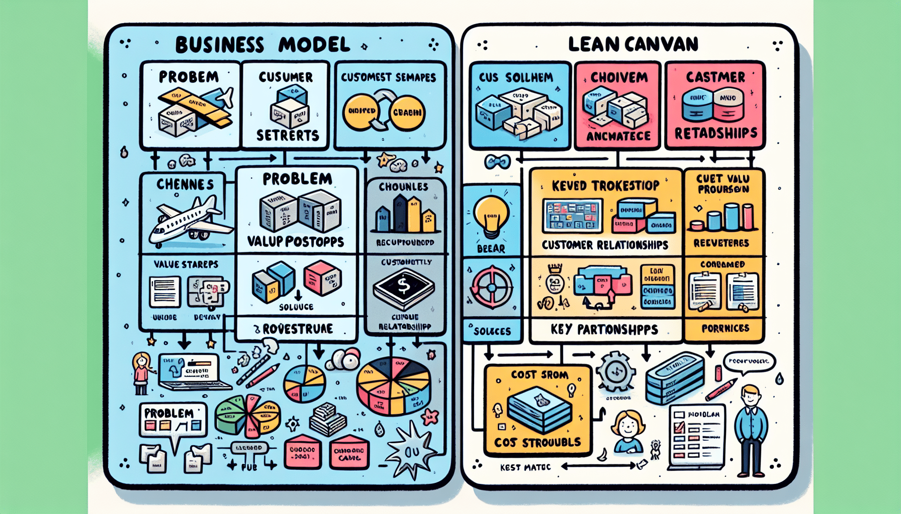 business model canvas vs lean canvas