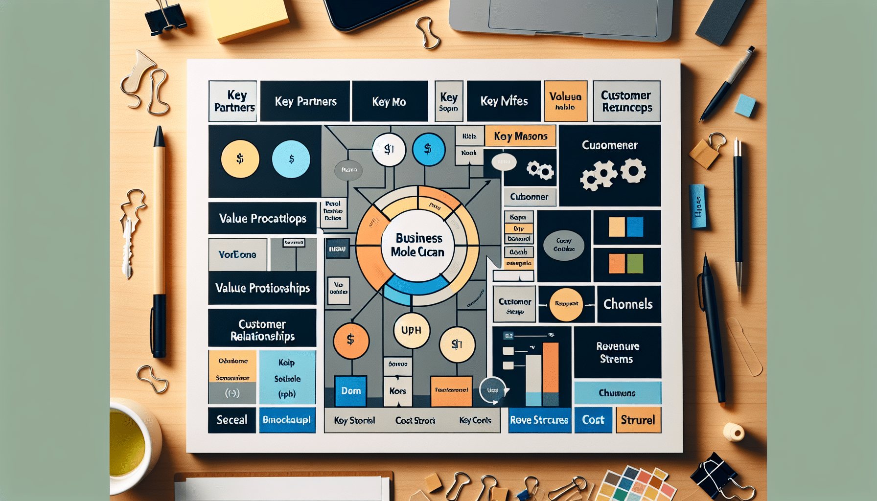 business model canvas for financial planning