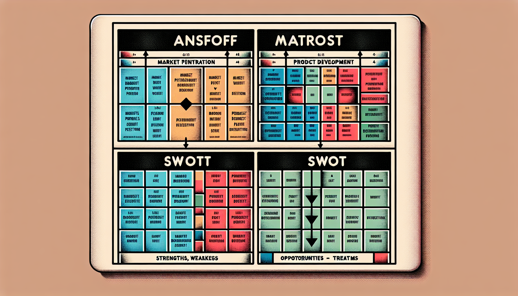 ansoff matrix vs swot